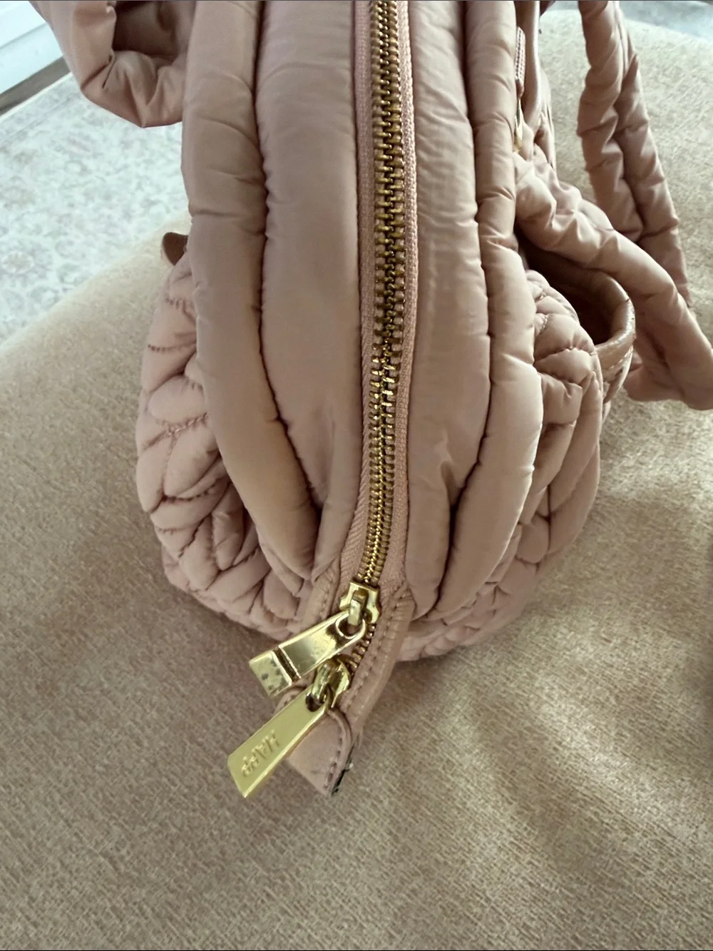 HAPP Brand Diaper Bag- Blush Pink